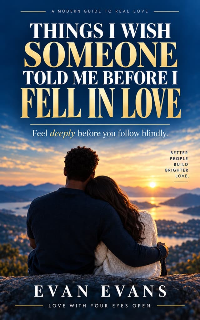 Things I Wish Someone Told Me Before I Fell in Love by Evan Evans book cover